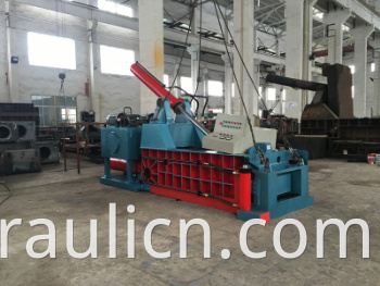 Y81q-135 i mua o Horizontal Metal Baler Scrap Aluminium Copper Steel Baler